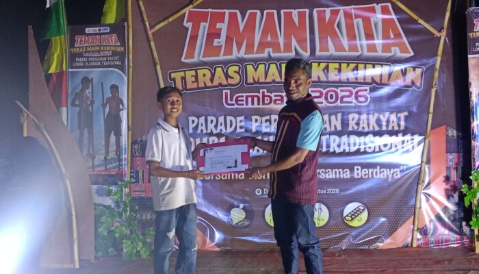 Desa Dulitukan Catat Sejarah, Permainan Rakyat Tampil di Panggung TEMAN KITA 2026