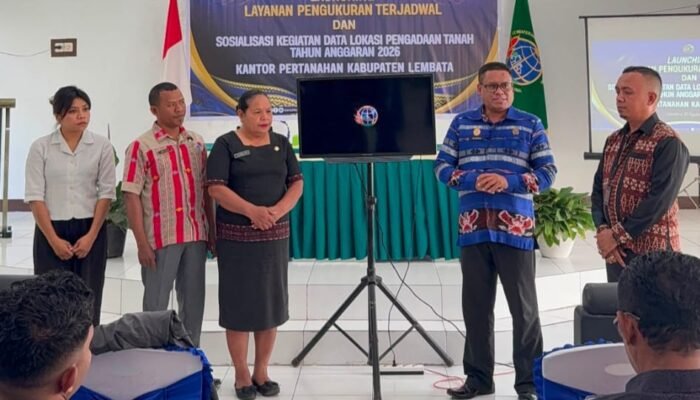 Pengukuran Bidang Tanah Terjadwal: Kantor Pertanahan Lembata Tingkatkan Kepastian Layanan