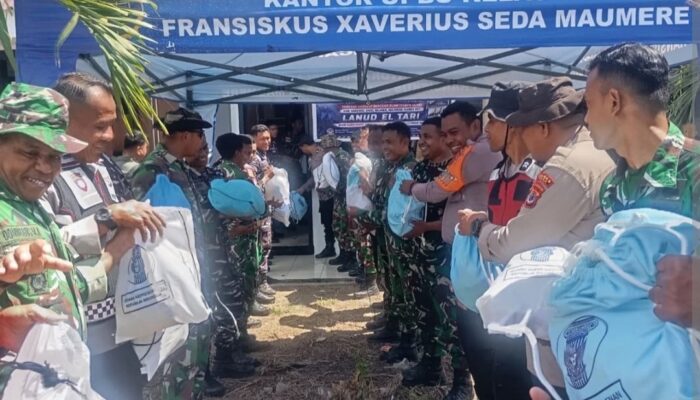 1.725 Paket Sembako Bantuan Presiden Tiba di Maumere, Warga NTT Mulai Terima Dukungan Logistik