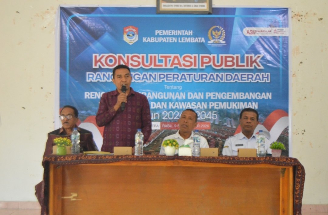 Pembangunan Perumahan Lembata: RP3KP 2026–2046 Jadi Peta Jalan Penataan Permukiman. Foto: Istimewa.