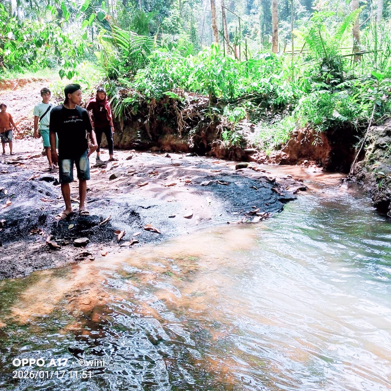 Kondisi Sungai di Wilayah Adat Muara Malungai. Foto: Istimewa.