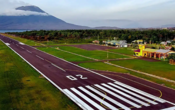 Perum LPPNPI AirNav Indonesia Terbitkan NOTAM Penutupan Bandara Wunopito Akibat Abu Gunung Lewotolok