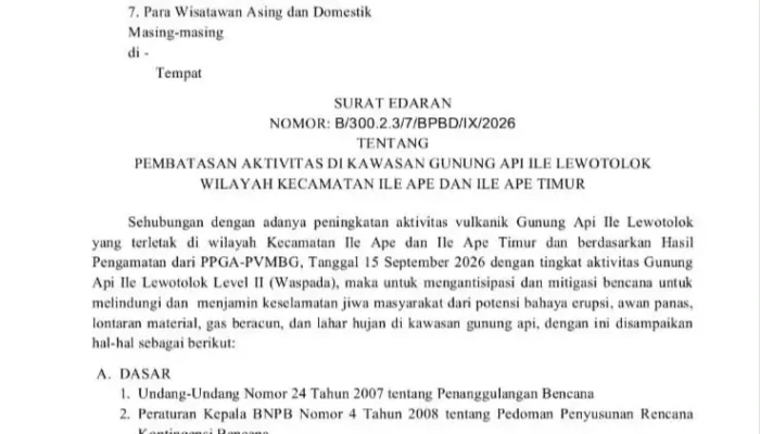 Pesta Kacang Lewuhala Ditunda, MA Lewuhala Tegaskan Ritual Tetap Berlangsung Sesuai Jadwal