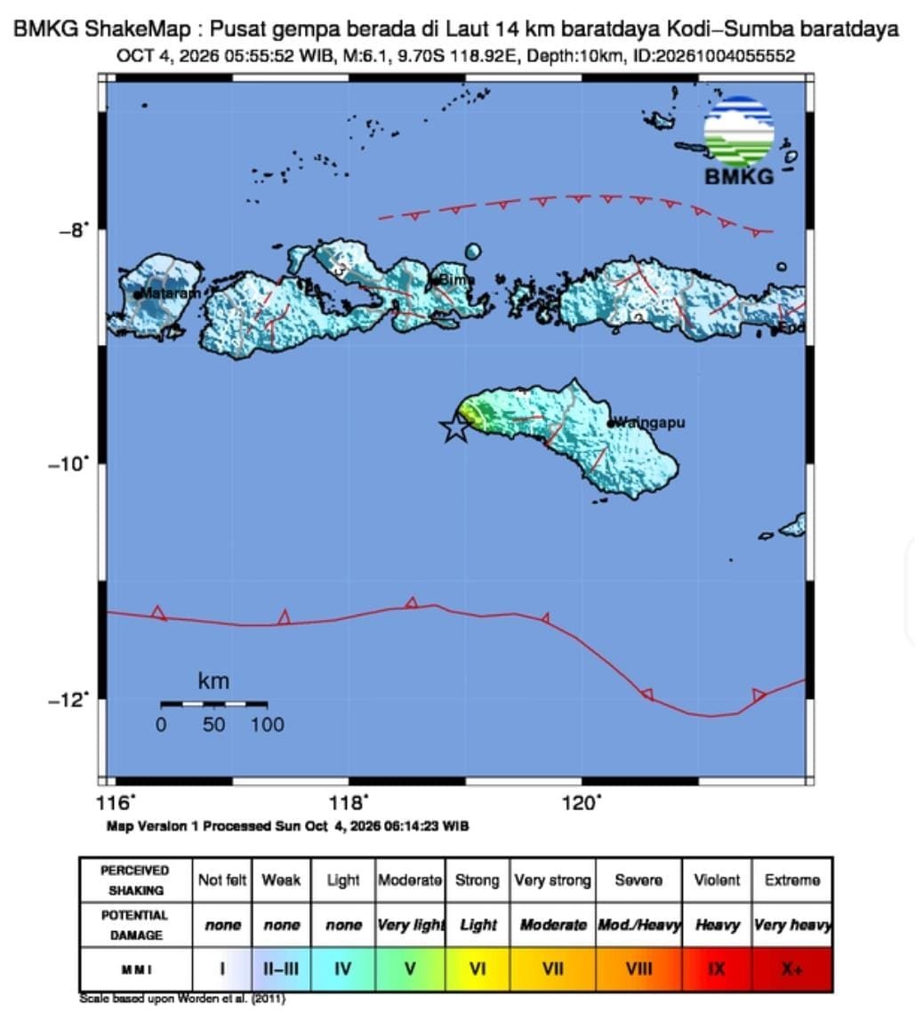 Pusat Gempa. Foto: Istimewa.