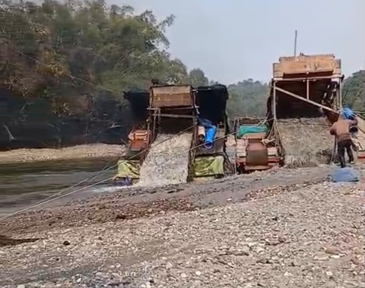 Dugaan Tambang Ilegal Cemari Sungai. Foto: Istimewa.
