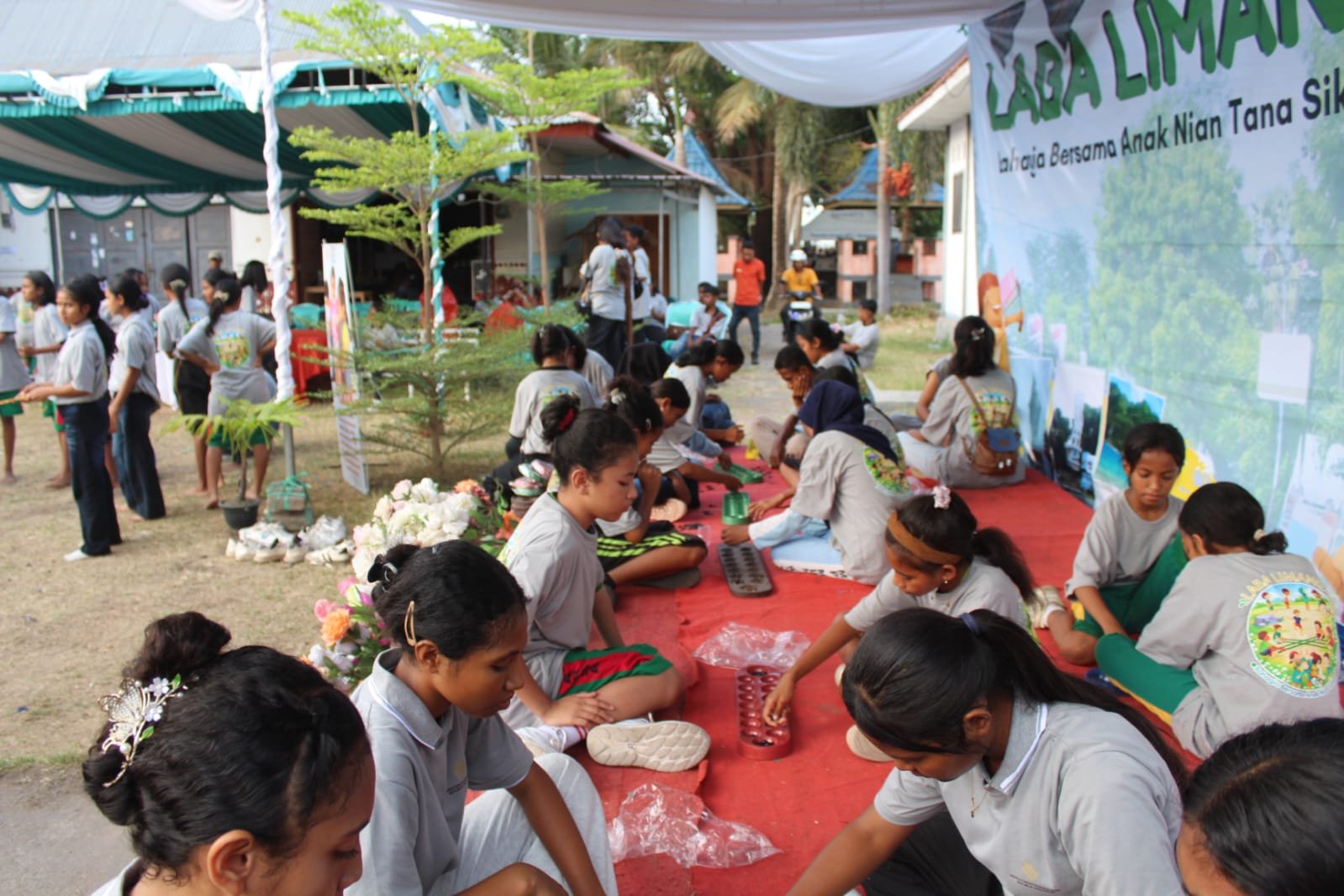 Trauma healing pascagempa Sikka. Foto: Istimewa.