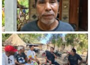Ketua Organisasi Rawa Ula Watu Tanah, Thomas Talu, yang juga dikenal sebagai lakimosa. Foto: Icha/Harian Warga.