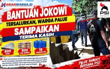 Penyaluran bantuan dilakukan melalui Dewan Pimpinan Daerah (DPD) Partai Solidaritas Indonesia (PSI) Kabupaten Sikka pada Senin (05/10/2026). Foto: Icha/Harian Warga.